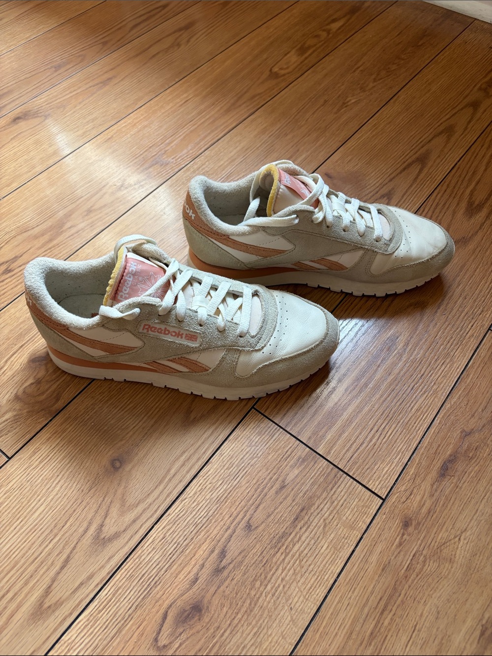 Reebok Women's Classic AZ Sneakers in Pink/Chalk - Picture 3 of 9